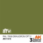 AK Interactive AFV Series RAL 7008 Graugrun Opt 2 Acrylic Paint 17ml (2)