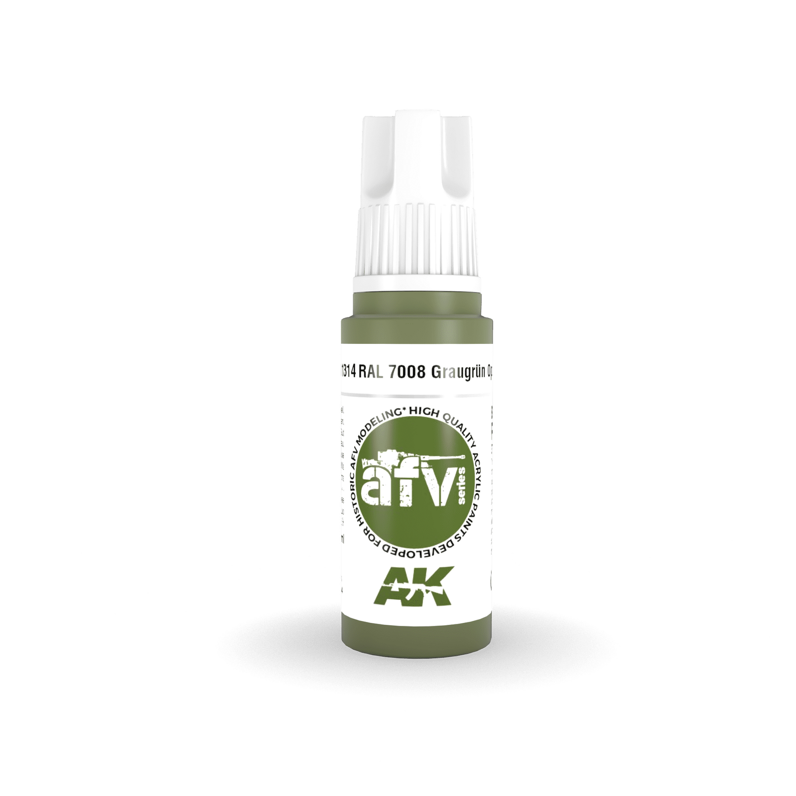 AK Interactive AFV Series RAL 7008 Graugrun Opt 2 Acrylic Paint 17ml