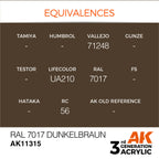 AK Interactive AFV Series RAL 7017 Dunkelbraun Acrylic Paint 17ml 3rd (3)