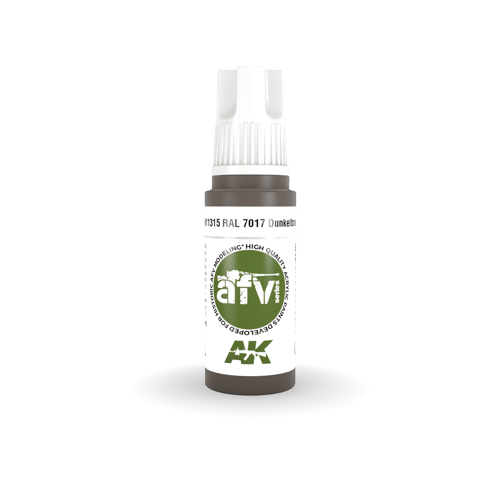 AK Interactive AFV Series RAL 7017 Dunkelbraun Acrylic Paint 17ml 3rd