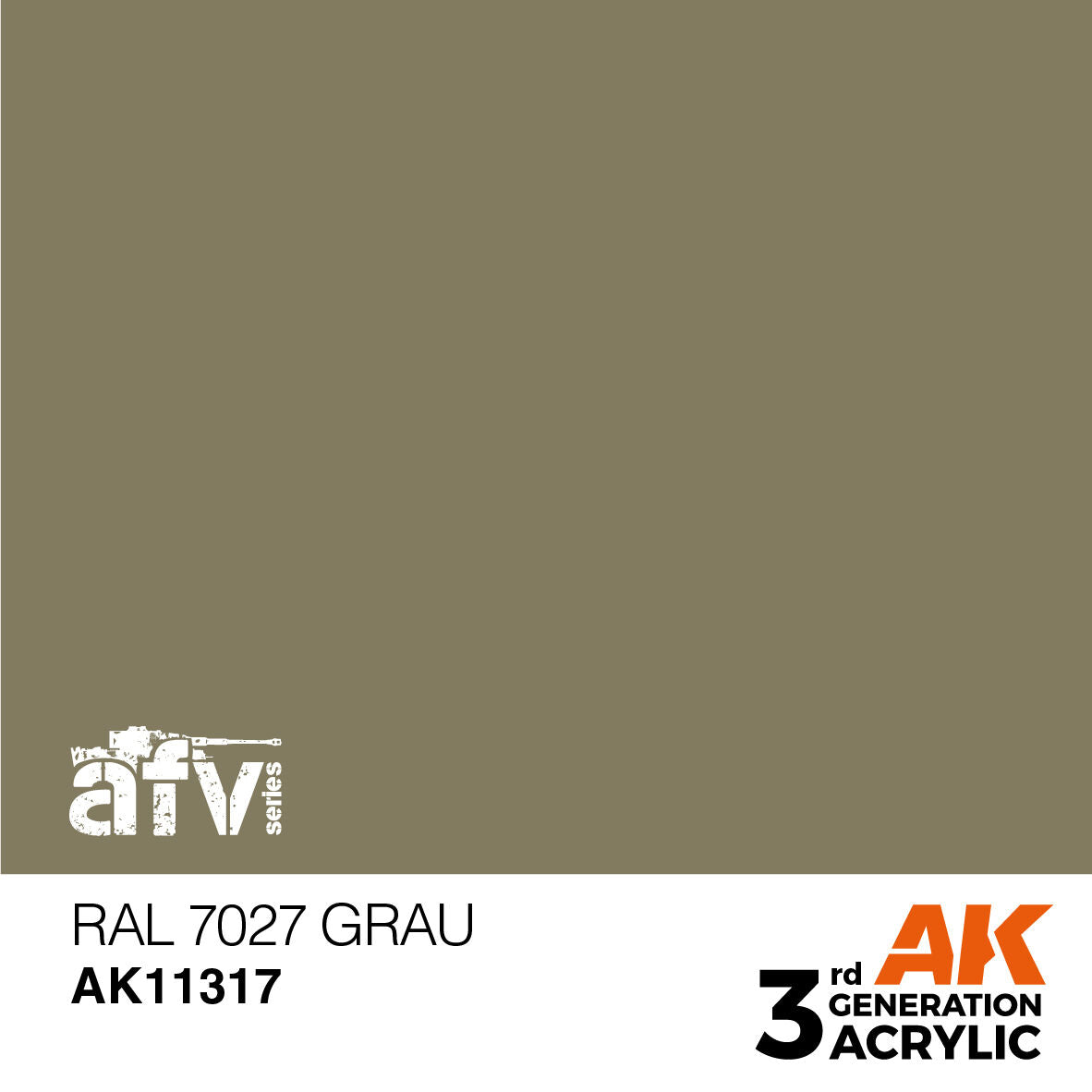 AK Interactive AFV Series RAL 7027 Grau Acrylic Paint 17ml 3rd (2)