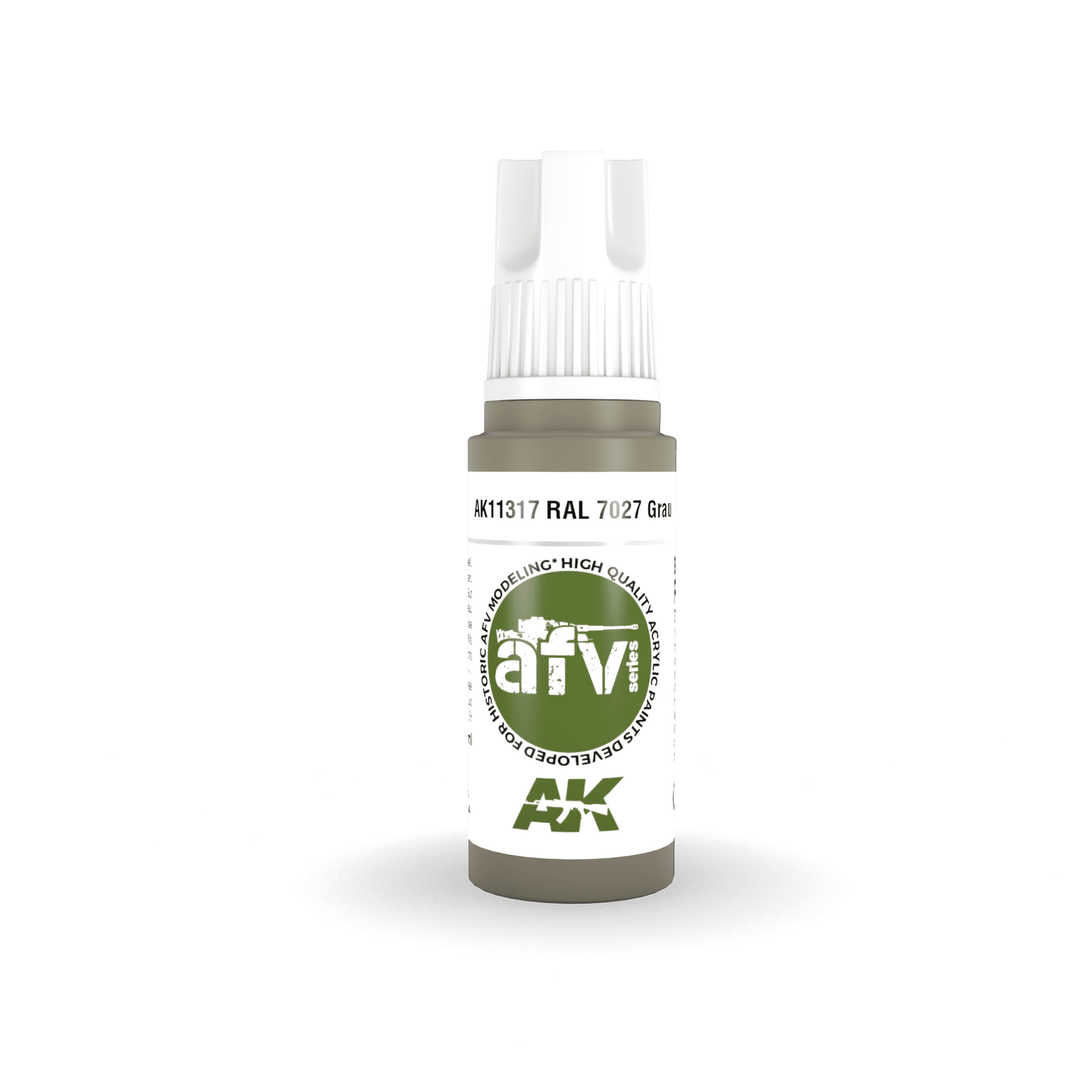 AK Interactive AFV Series RAL 7027 Grau Acrylic Paint 17ml 3rd