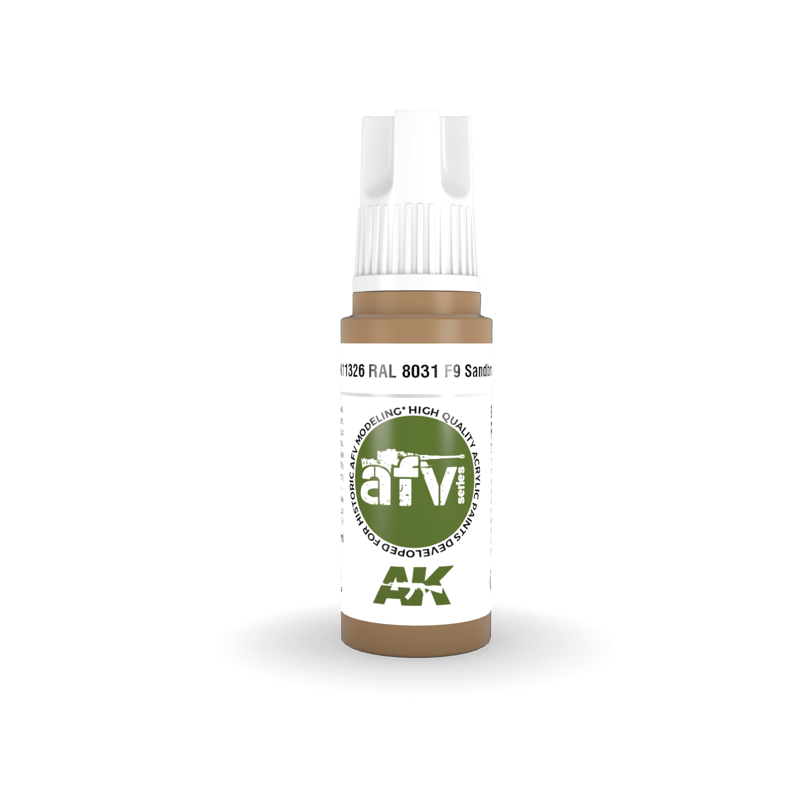 AK Interactive AFV Series RAL 8031 F9 Sandbraun Acrylic Paint 17ml 3rd