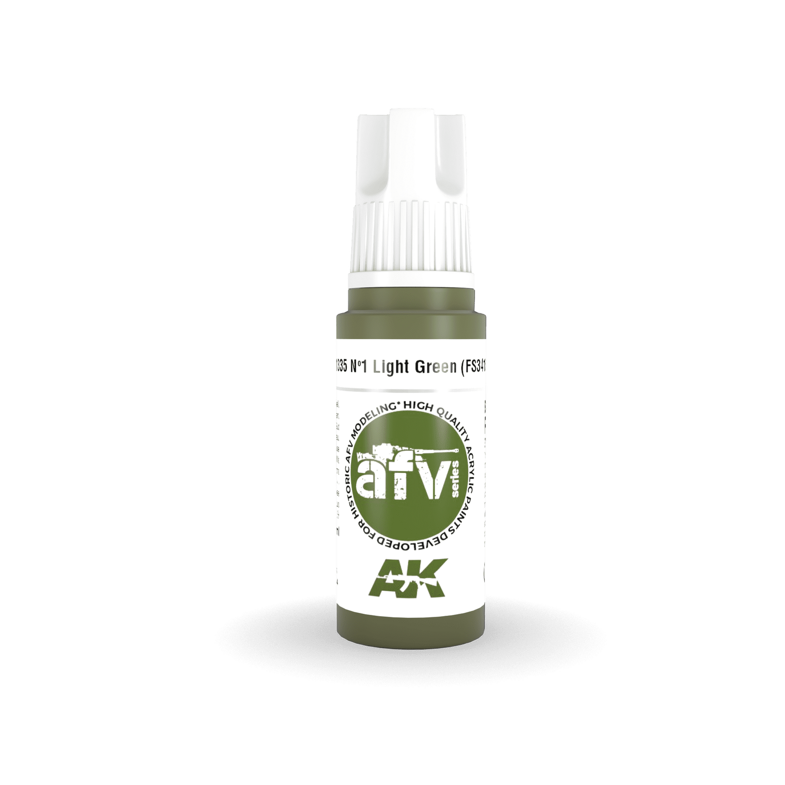 AK Interactive AFV Series No1 Light Green (FS34151) Acrylic Paint 17ml