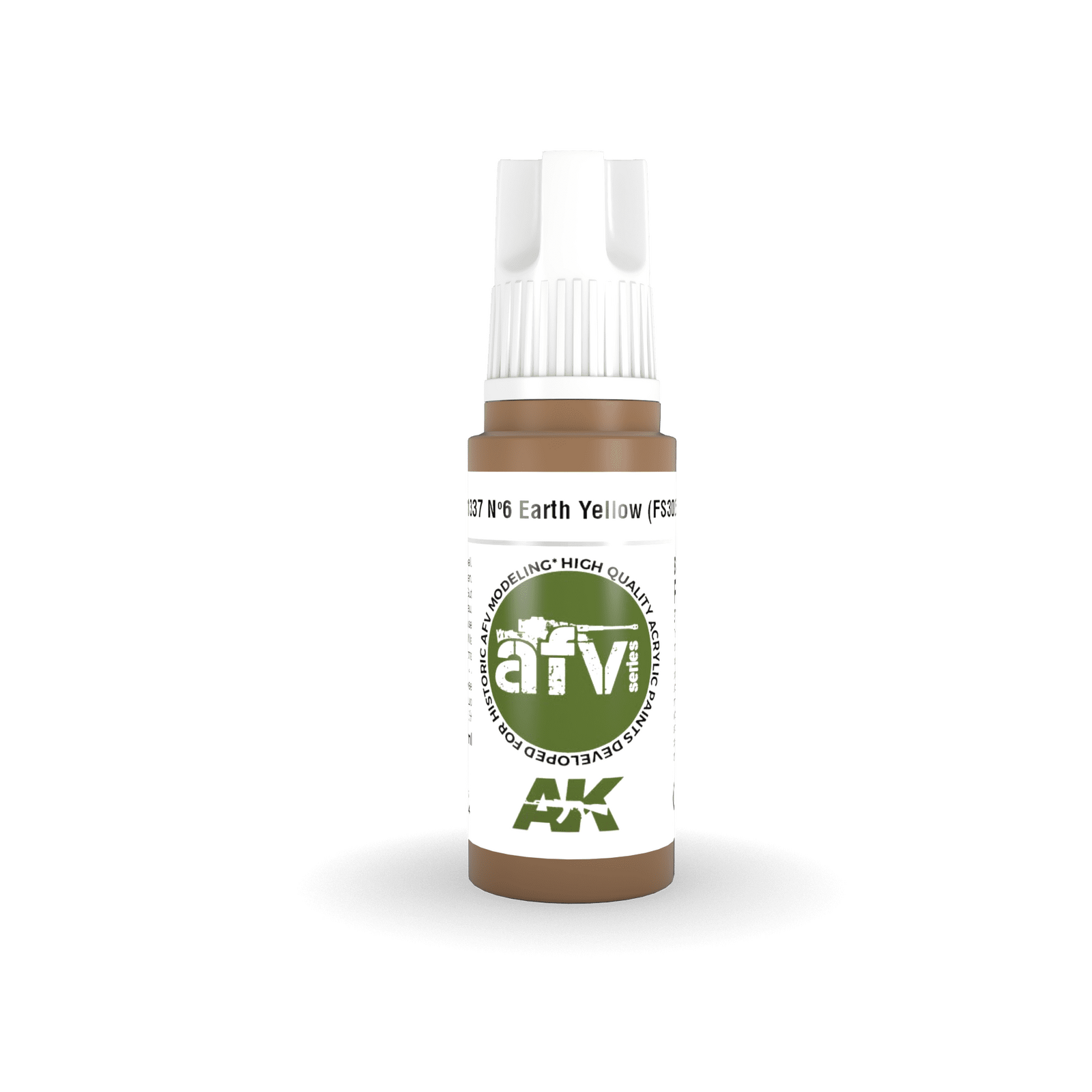 AK Interactive AFV Series No6 Earth Yellow (FS30257) Acrylic Paint