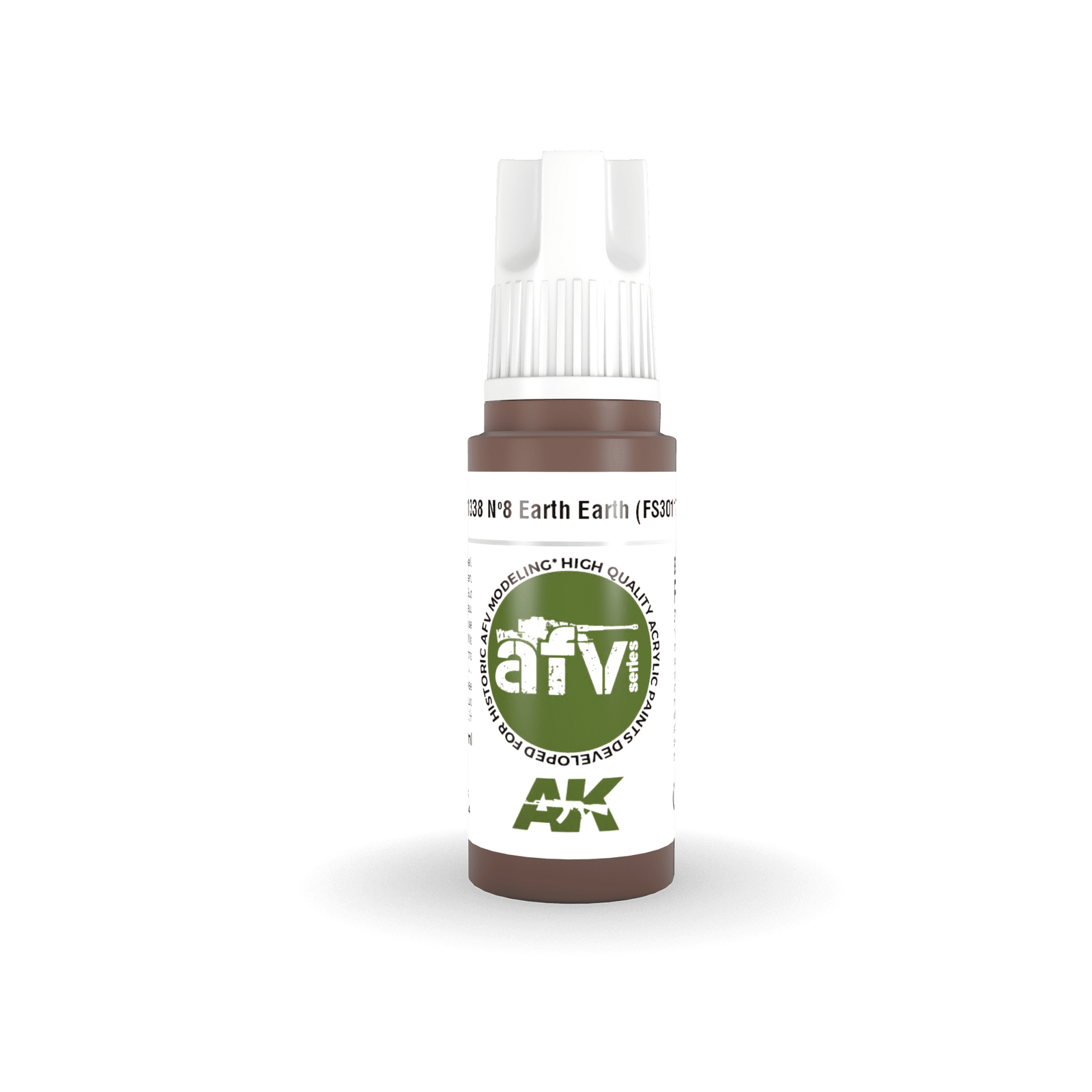 AK Interactive AFV Series No8 Earth Red (FS30117) Acrylic Paint 17ml