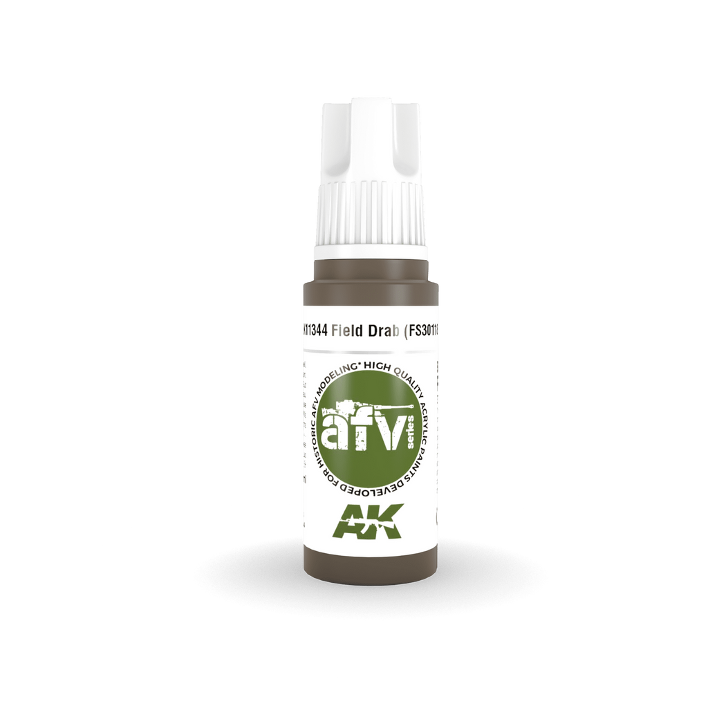 AK Interactive AFV Series Field Drab (FS30118) Acrylic Paint 17ml 3rd