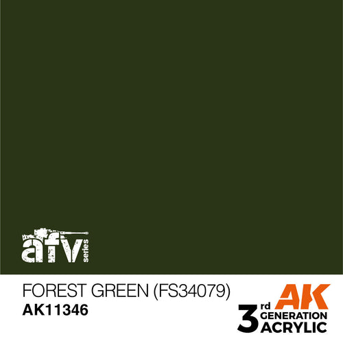 AK Interactive AFV Series Forest Green (FS34079) Acrylic Paint 17ml (2)