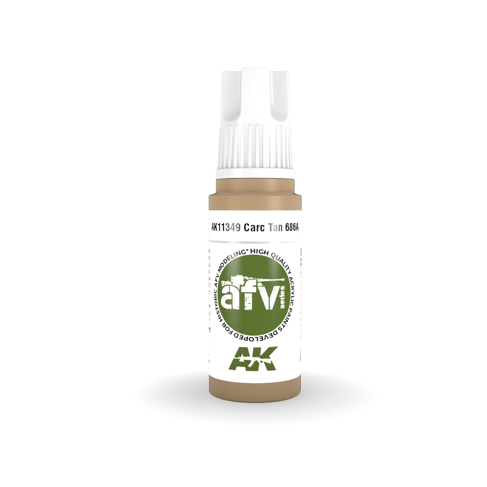 AK Interactive AFV Series CARC Tan 686A (FS33446) Acrylic Paint 17ml