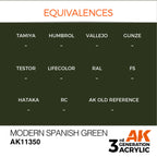 AK Interactive AFV Series Modern Spanish Green Acrylic Paint 17ml 3rd (3)