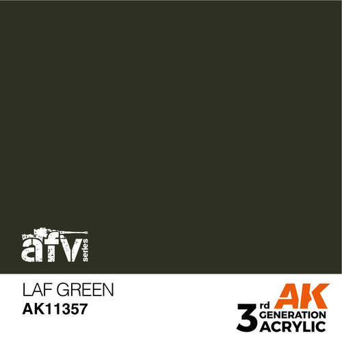AK Interactive AFV Series LAF Green Acrylic Paint 17ml 3rd Generation (2)