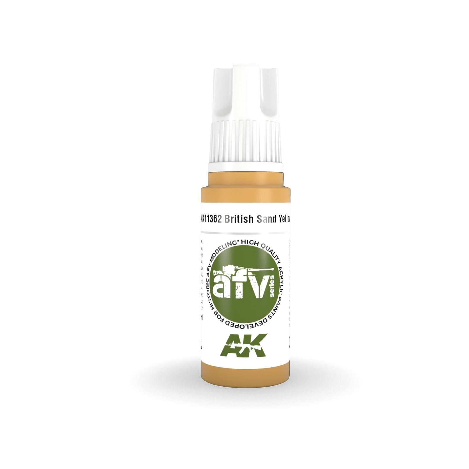 AK Interactive AFV Series British Sand Yellow Acrylic Paint 17ml 3rd