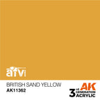 AK Interactive AFV Series British Sand Yellow Acrylic Paint 17ml 3rd (2)