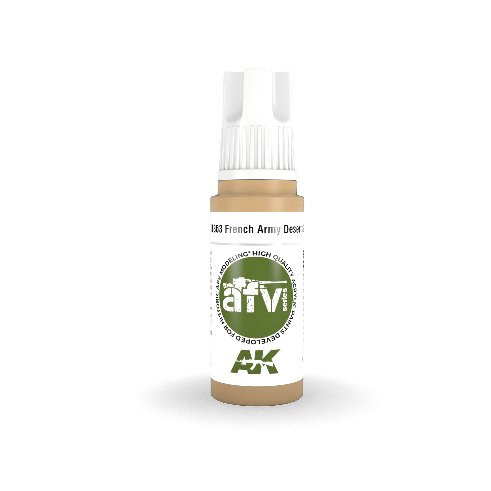 AK Interactive AFV Series French Army Desert Sand Acrylic Paint 17ml