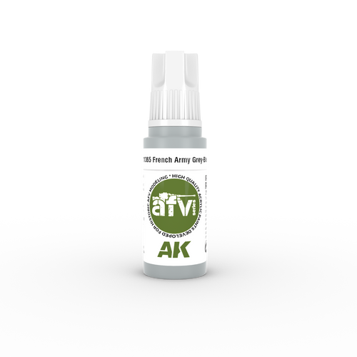 AK Interactive AFV Series French Army Grey-Blue Acrylic Paint 17ml 3rd