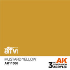 AK Interactive AFV Series Mustard Yellow Acrylic Paint 17ml 3rd (2)