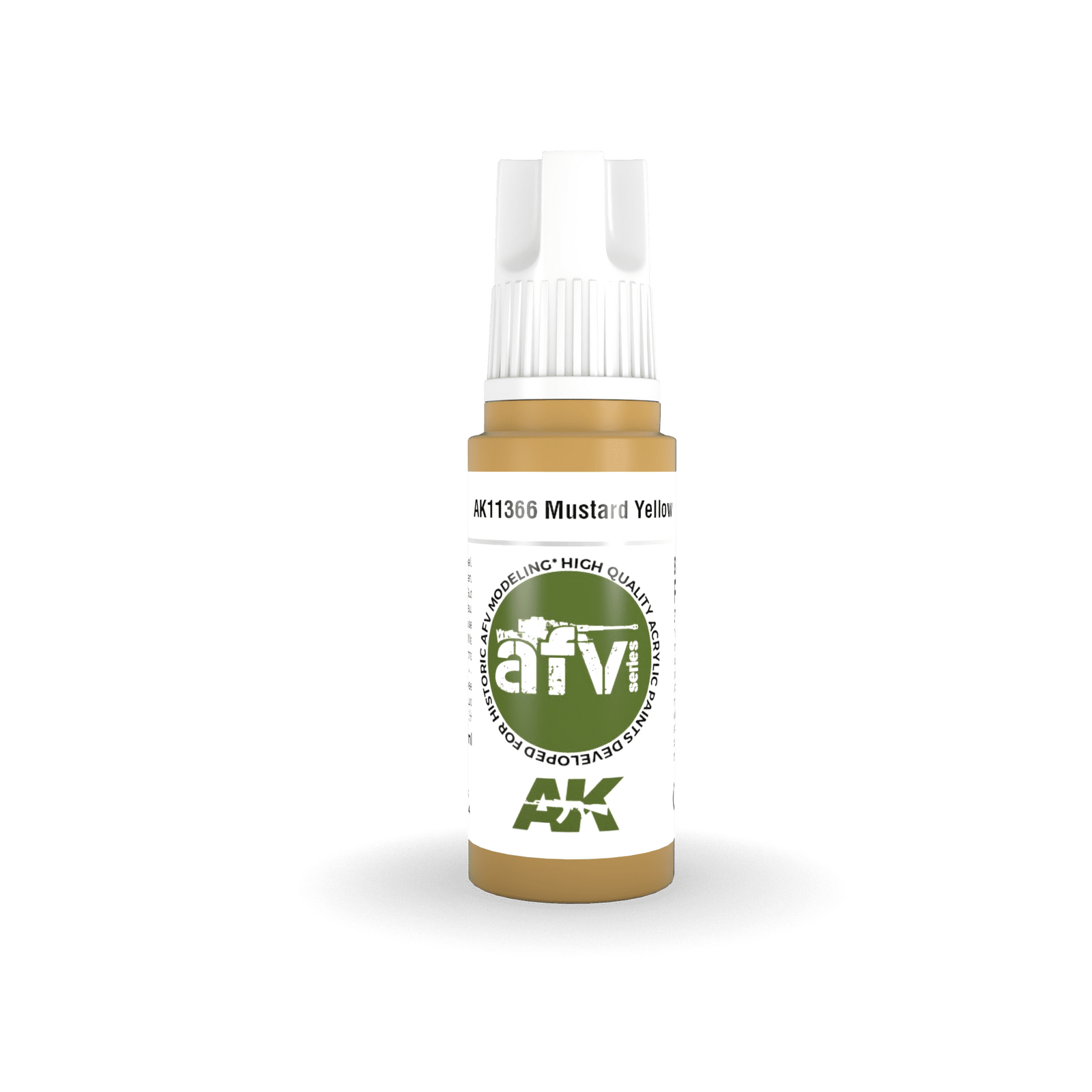 AK Interactive AFV Series Mustard Yellow Acrylic Paint 17ml 3rd
