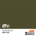 AK Interactive AFV Series Slate No34 Acrylic Paint 17ml 3rd Generation (2)