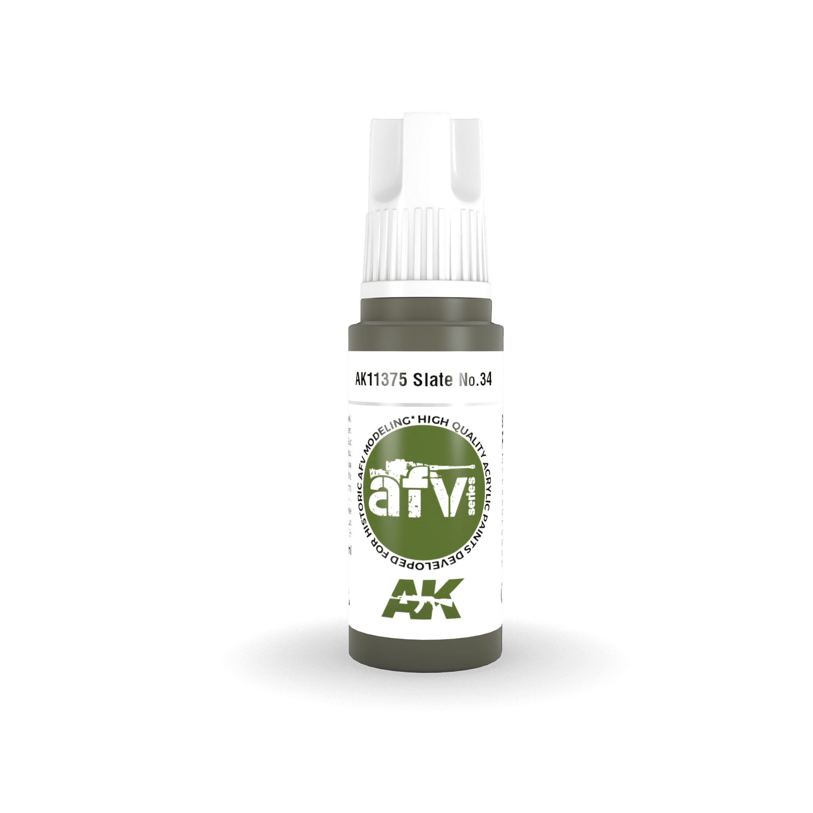 AK Interactive AFV Series Slate No34 Acrylic Paint 17ml 3rd Generation