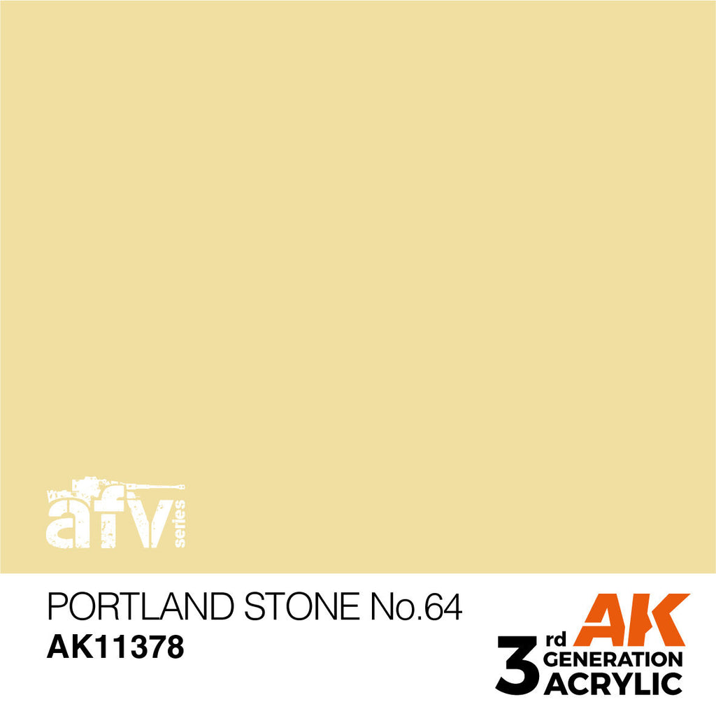 AK Interactive AFV Series Portland Stone No64 Acrylic Paint 17ml 3rd (2)