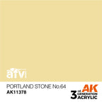 AK Interactive AFV Series Portland Stone No64 Acrylic Paint 17ml 3rd (2)