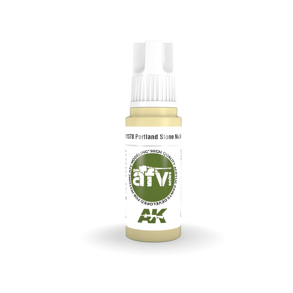 AK Interactive AFV Series Portland Stone No64 Acrylic Paint 17ml 3rd