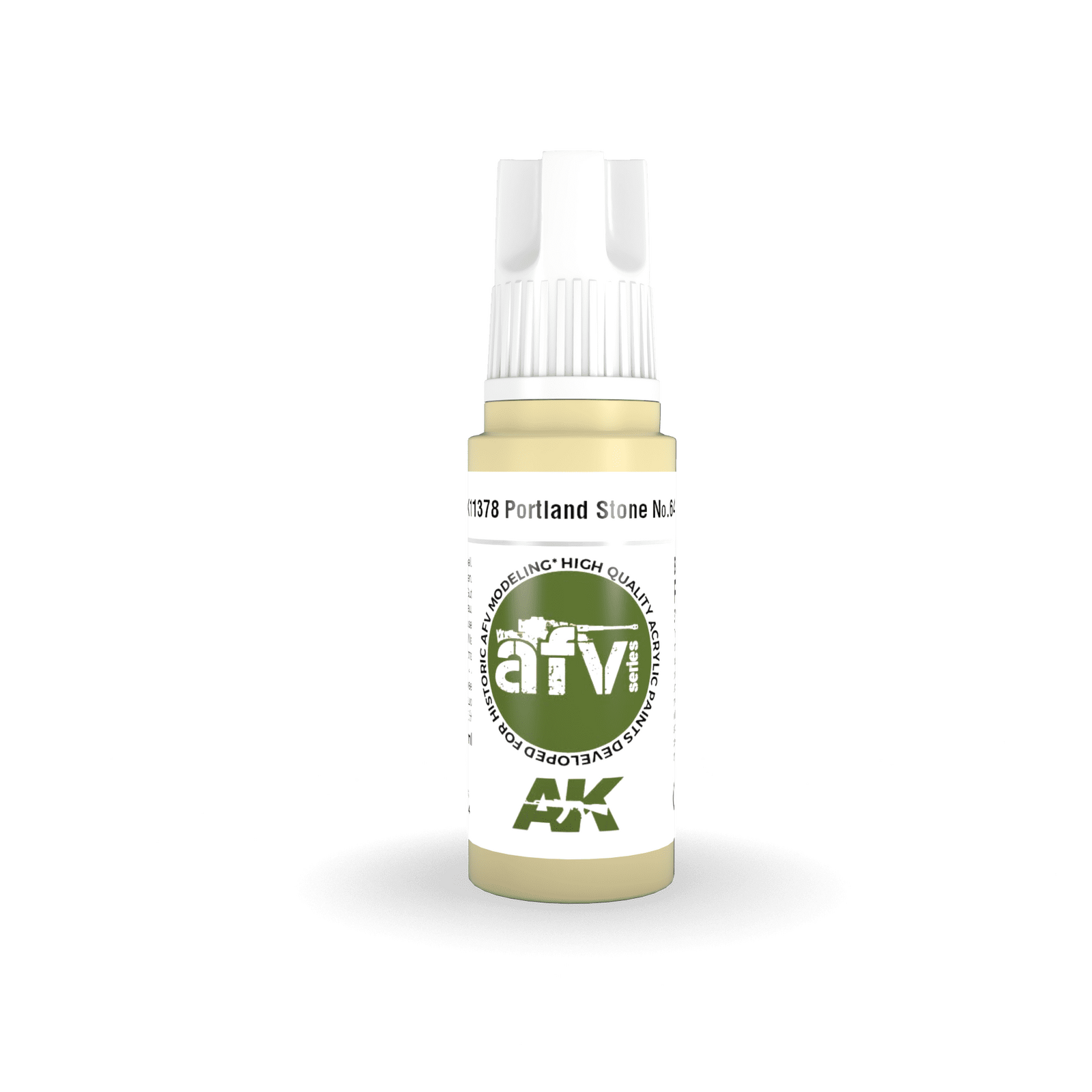 AK Interactive AFV Series Portland Stone No64 Acrylic Paint 17ml 3rd