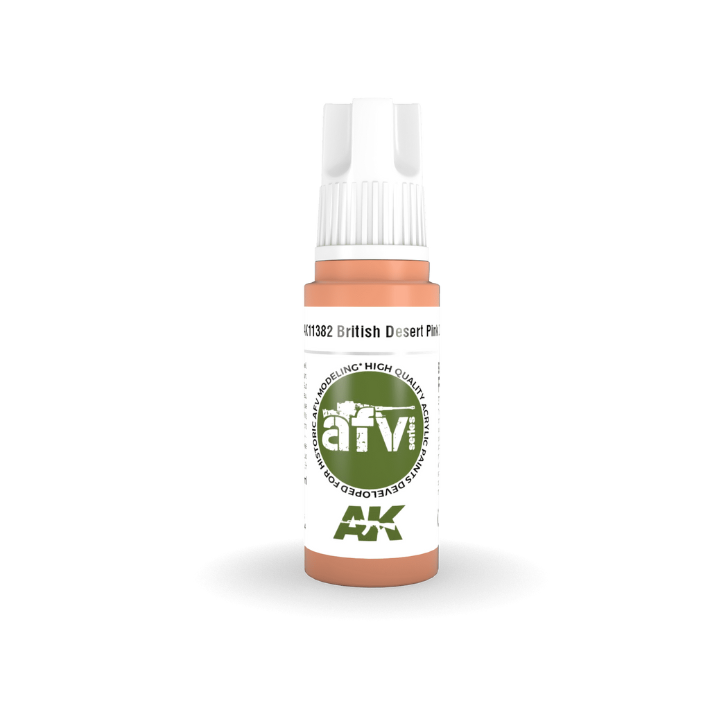 AK Interactive AFV Series British Desert Pink ZI Acrylic Paint 17ml