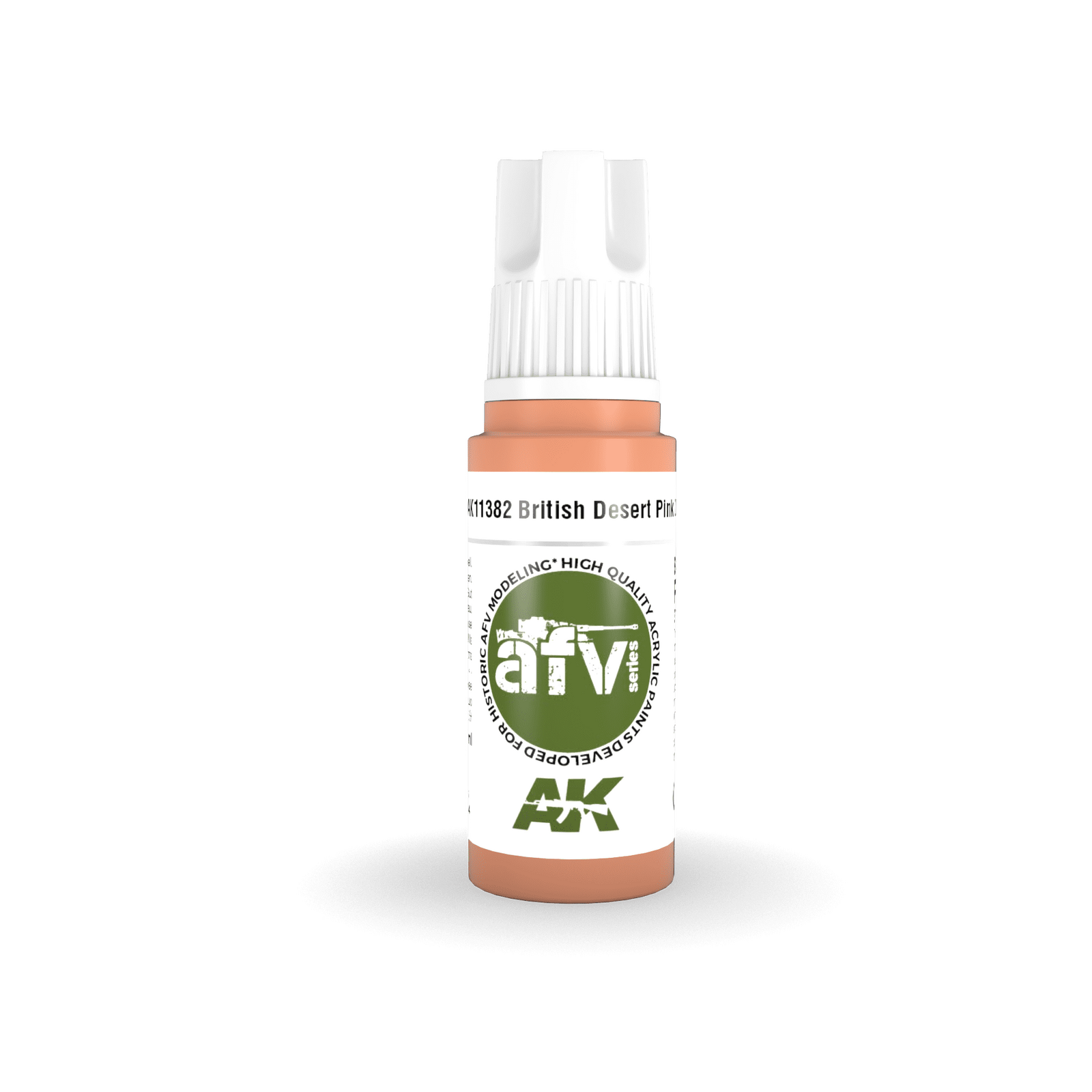 AK Interactive AFV Series British Desert Pink ZI Acrylic Paint 17ml