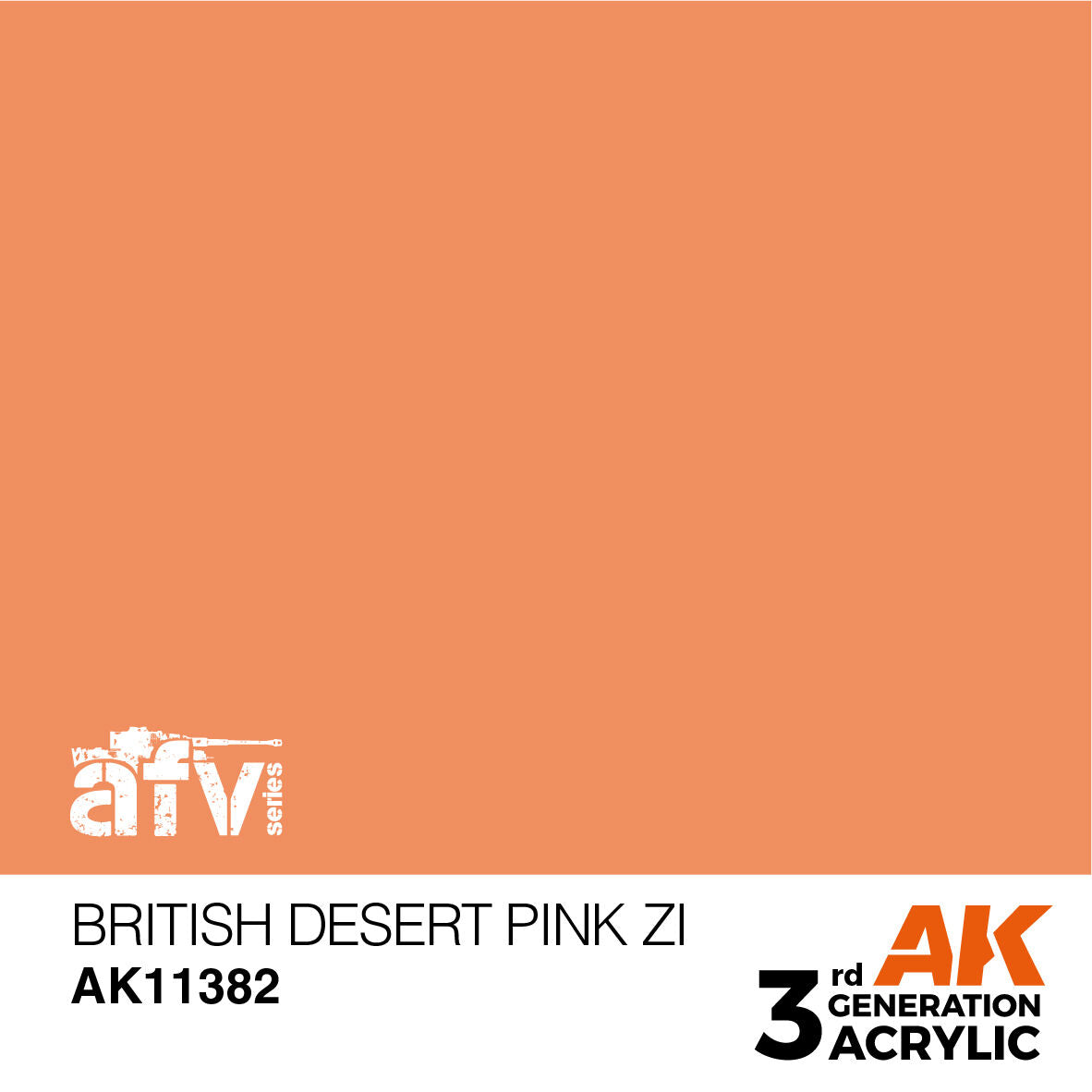 AK Interactive AFV Series British Desert Pink ZI Acrylic Paint 17ml (2)