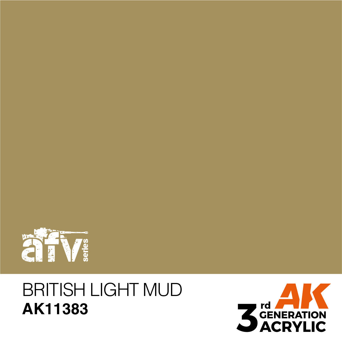 AK Interactive AFV Series British Light Mud Acrylic Paint 17ml 3rd (2)