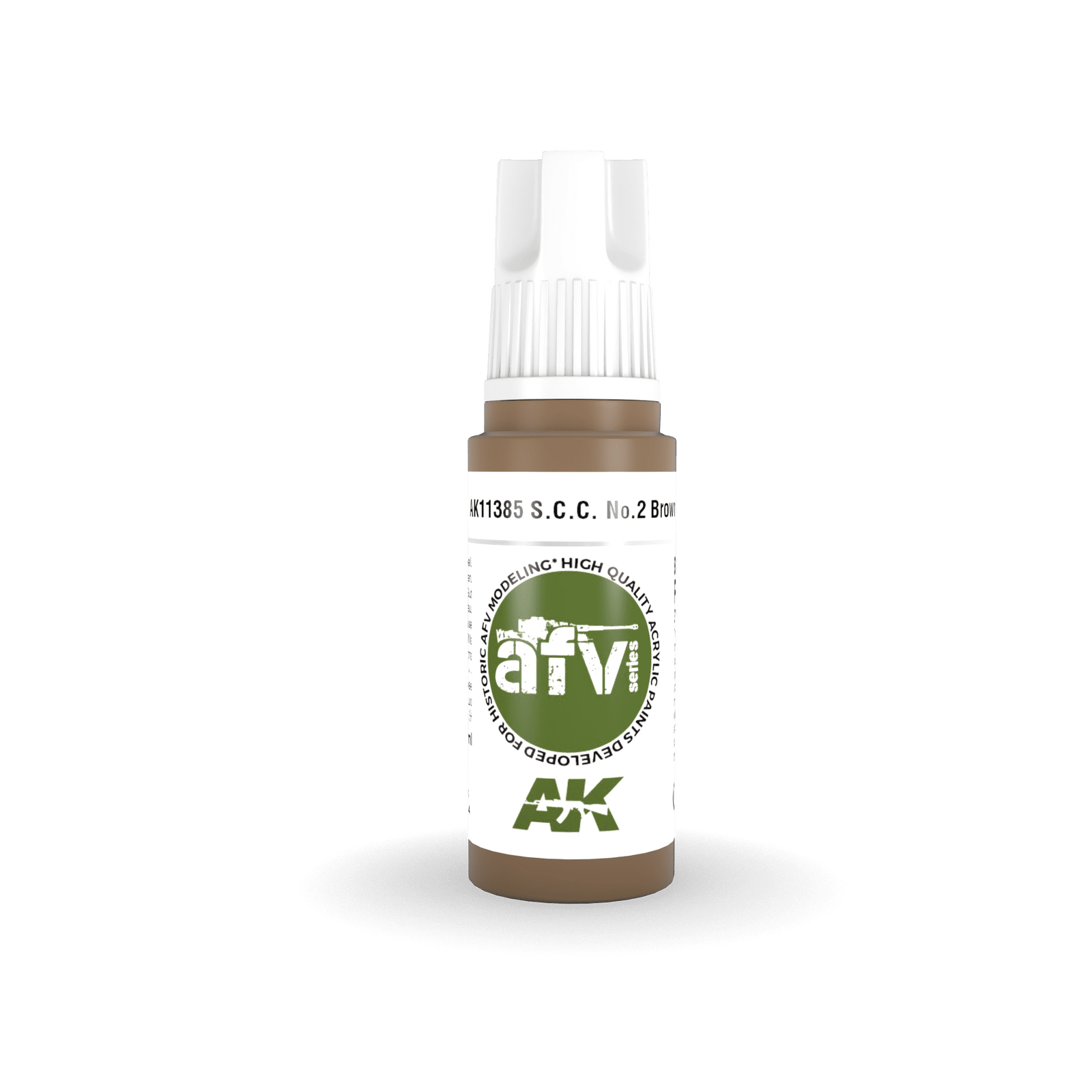 AK Interactive AFV Series SCC No2 Brown Acrylic Paint 17ml 3rd
