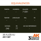 AK Interactive AFV Series 3B AU/ZB AU Acrylic Paint 17ml 3rd Generation (3)