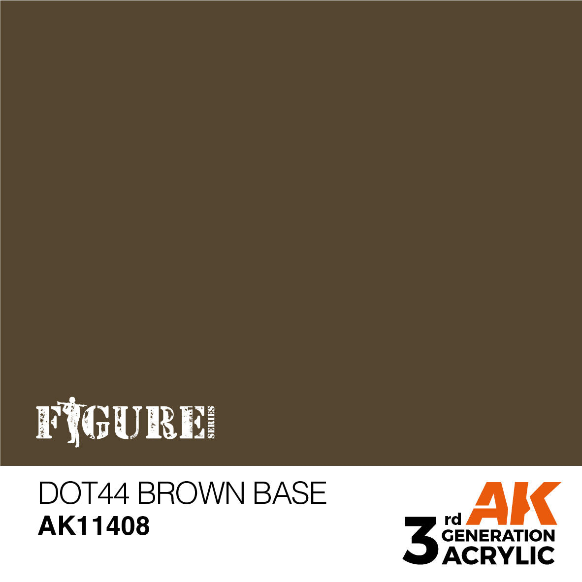 AK Interactive Figure Series Dot44 Brown Base Acrylic Paint 17ml 3rd (2)