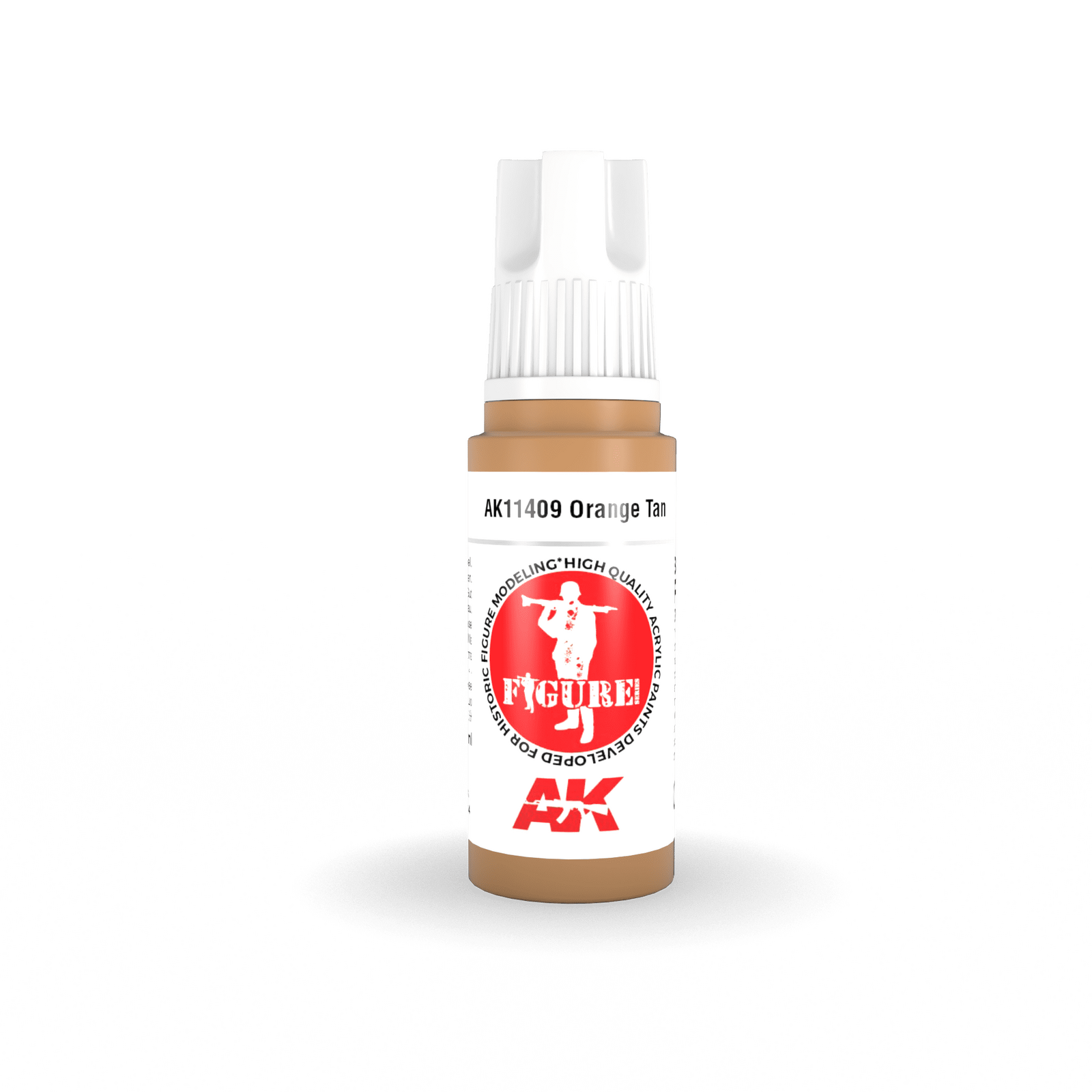 AK Interactive Figure Series Orange Tan Acrylic Paint 17ml 3rd