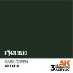 AK Interactive Figure Series Dark Green Acrylic Paint 17ml 3rd (2)