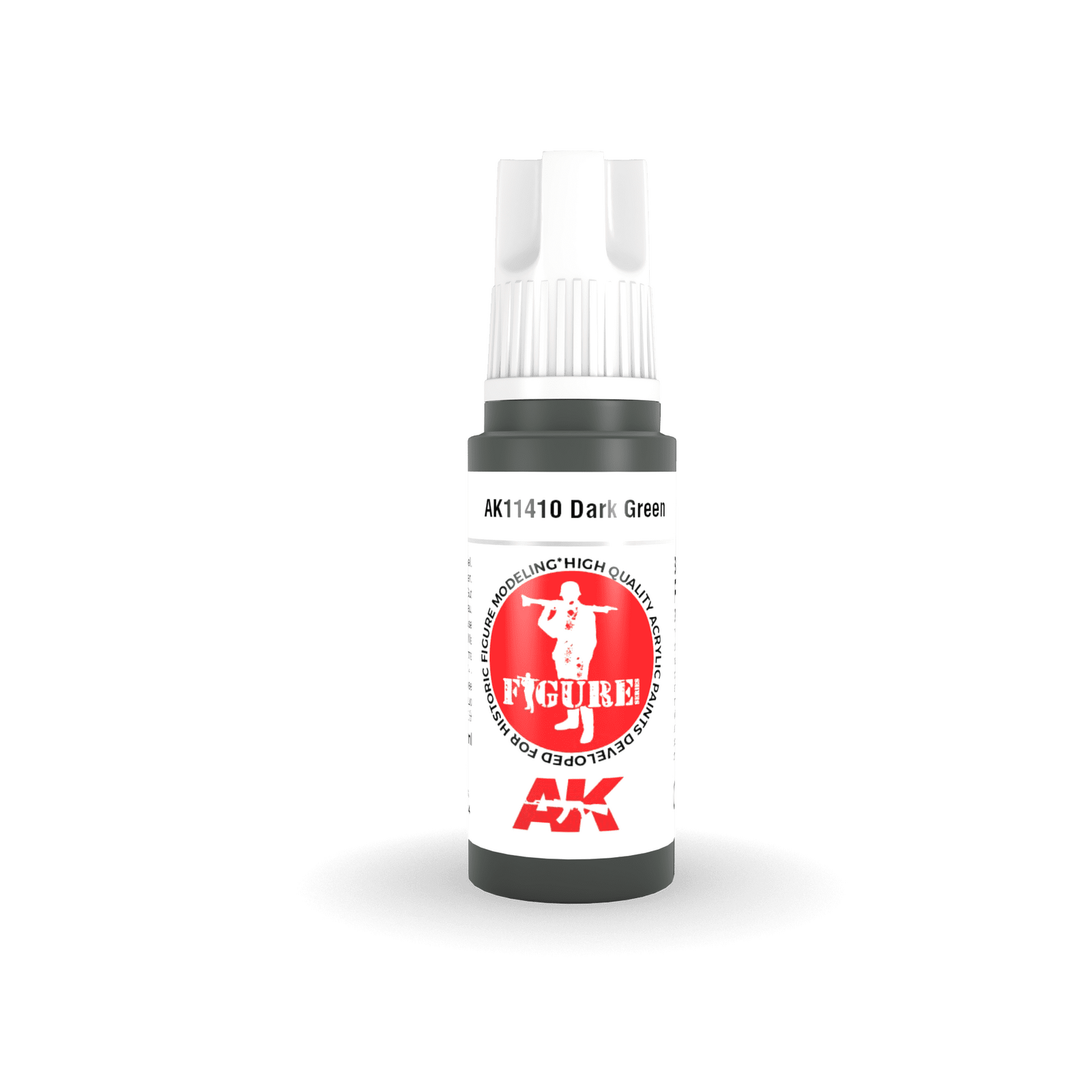 AK Interactive Figure Series Dark Green Acrylic Paint 17ml 3rd