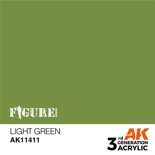 AK Interactive Figure Series Light Green Acrylic Paint 17ml 3rd (2)