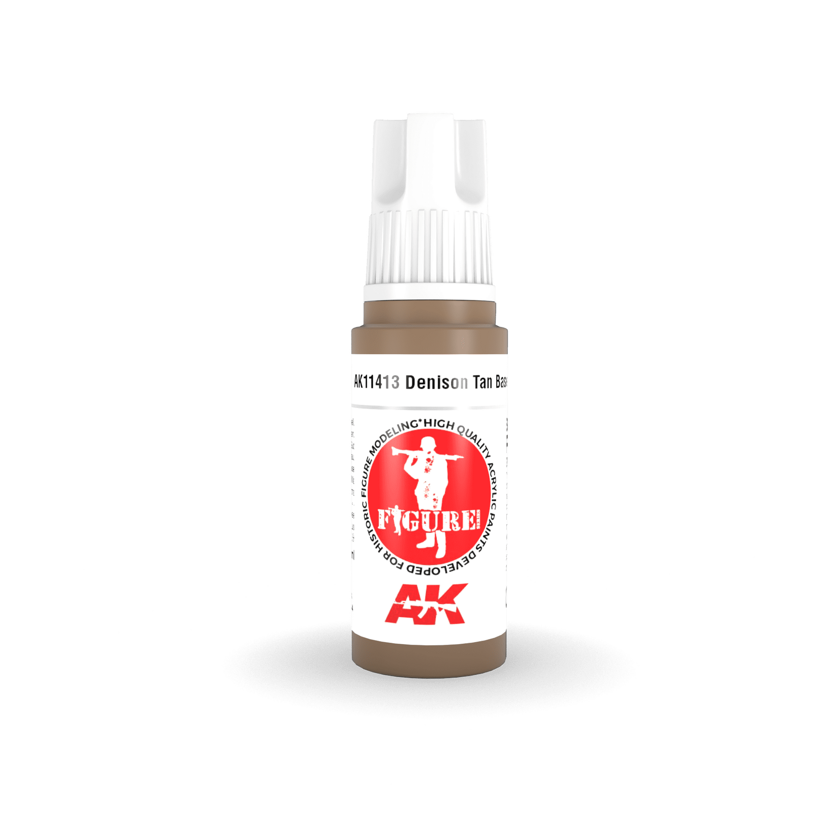 AK Interactive Figure Series Denison Tan Base Acrylic Paint 17ml 3rd