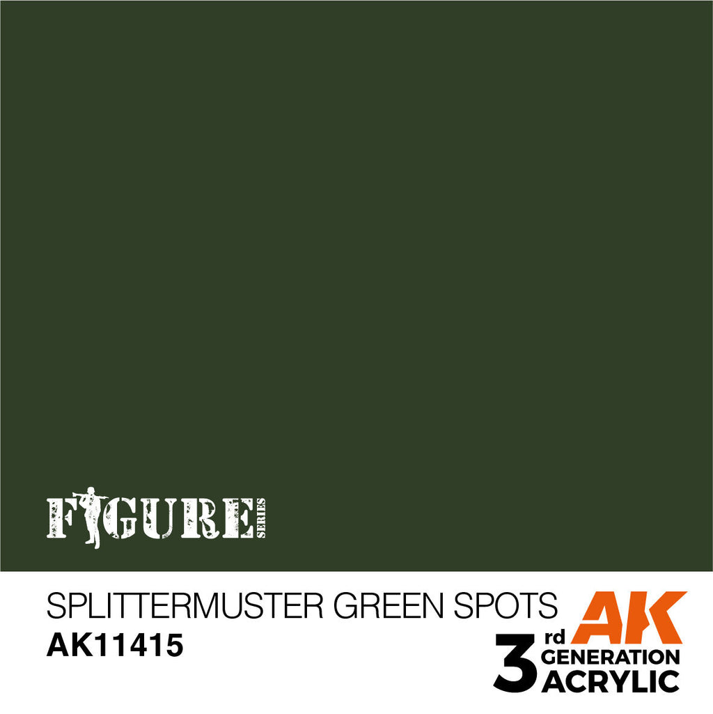 AK Interactive Figure Series Splittermuster Green Spots Acrylic Paint (2)