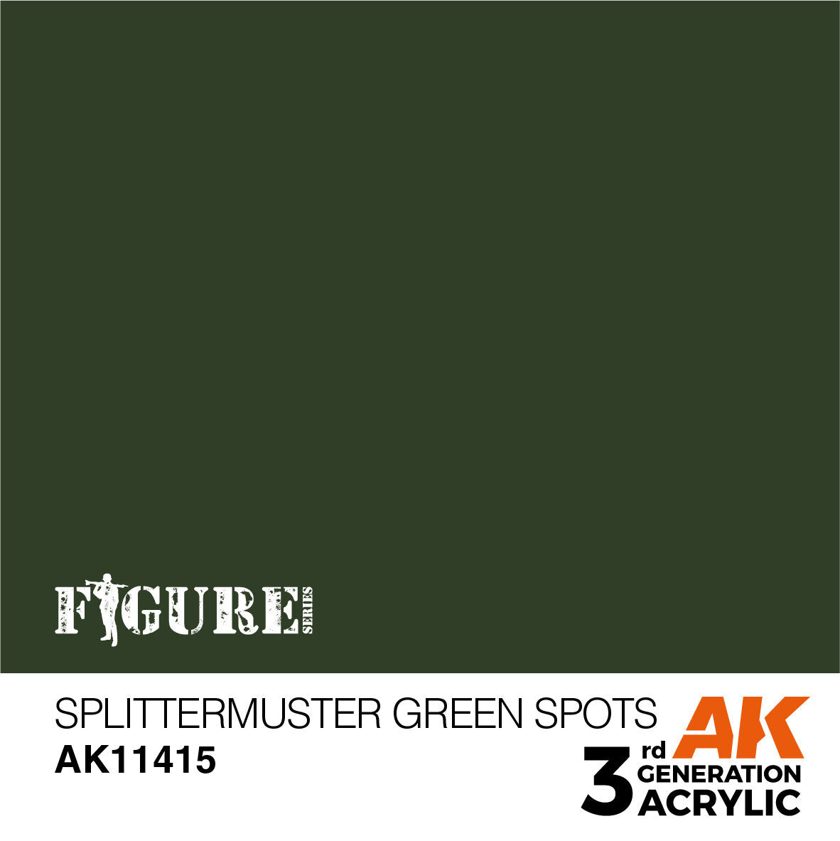 AK Interactive Figure Series Splittermuster Green Spots Acrylic Paint (2)
