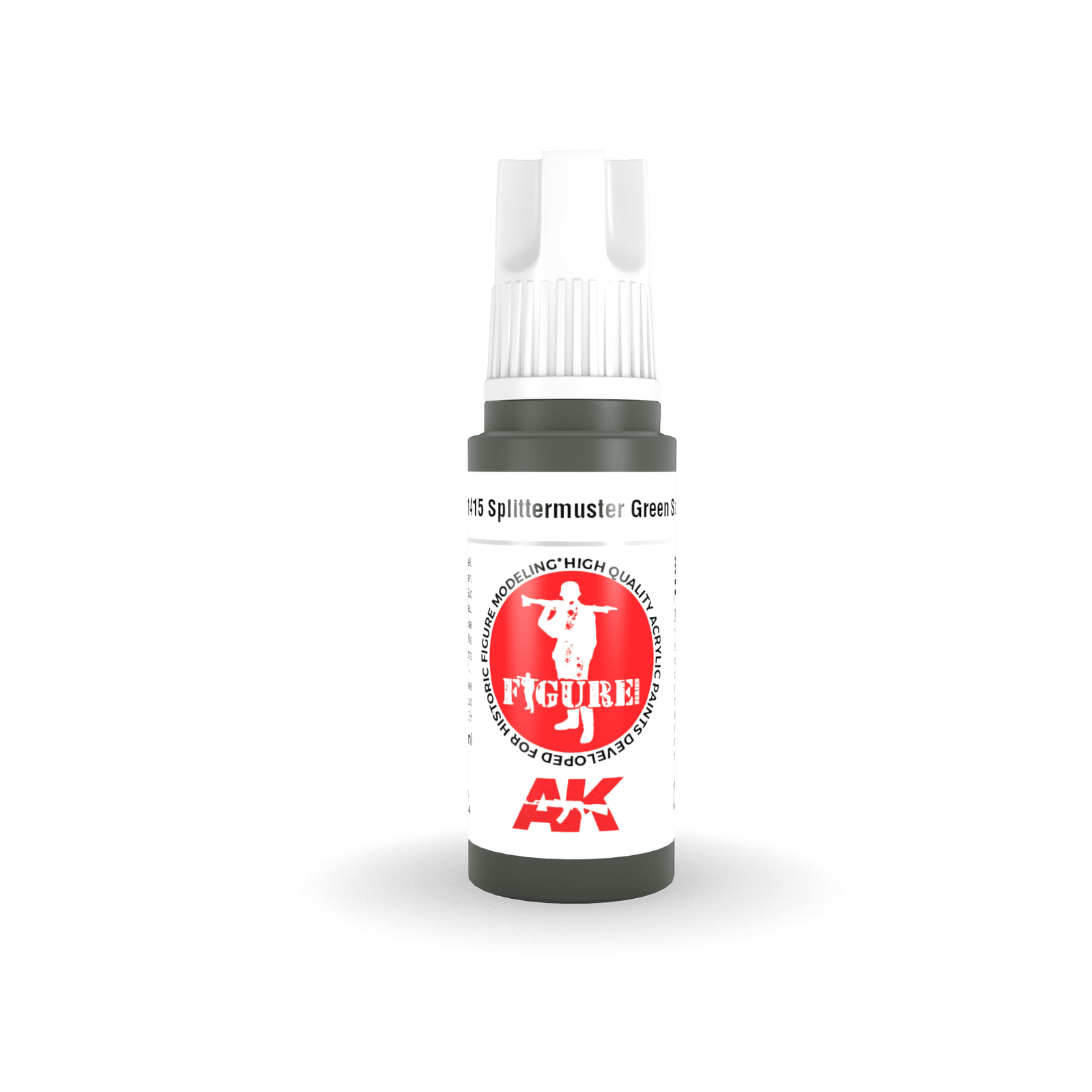 AK Interactive Figure Series Splittermuster Green Spots Acrylic Paint