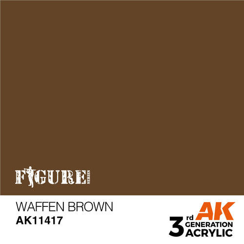 AK Interactive Figure Series Waffen Brown Acrylic Paint 17ml 3rd (2)