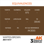 AK Interactive Figure Series Waffen Brown Acrylic Paint 17ml 3rd (3)