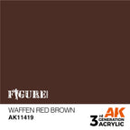 AK Interactive Figure Series Waffen Red Brown Acrylic Paint 17ml 3rd (2)