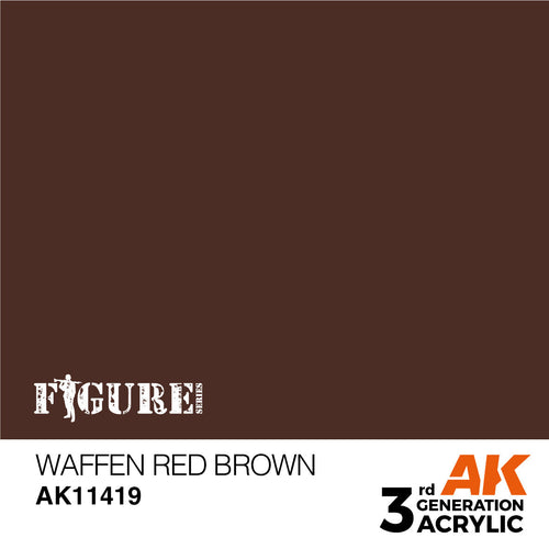 AK Interactive Figure Series Waffen Red Brown Acrylic Paint 17ml 3rd (2)