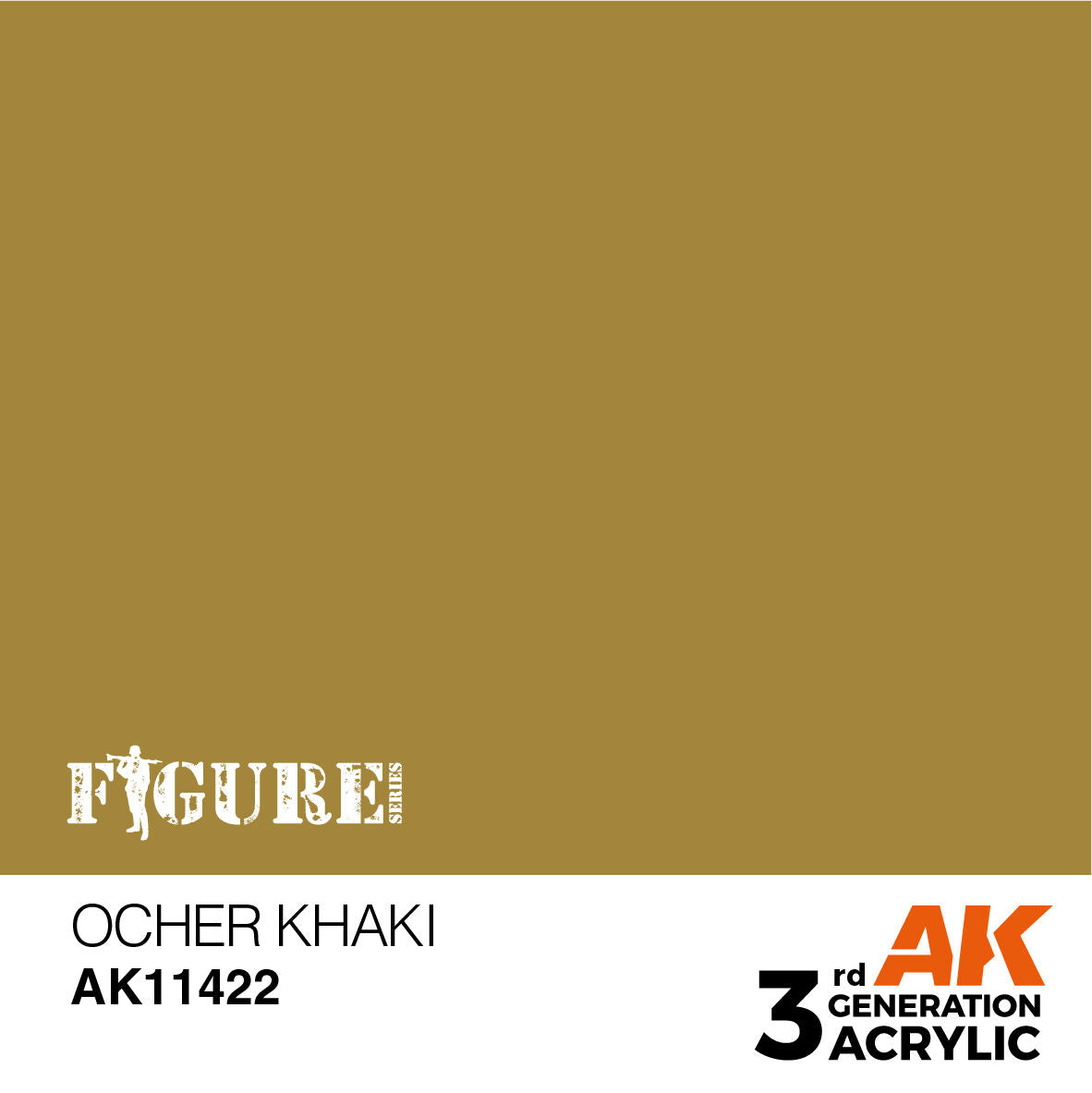 AK Interactive Figure Series Ocher Khaki Acrylic Paint 17ml 3rd (2)