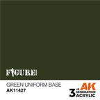 AK Interactive Figure Series Green Uniform Base Acrylic Paint 17ml 3rd (2)