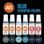 AK Interactive Blue Essential Colors Acrylic Paint Set 3rd Generation (3)