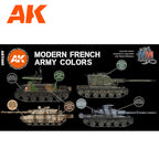 AK Interactive AK11661 AFV Series Modern French AFV Acrylic Paint Set 3rd Generation